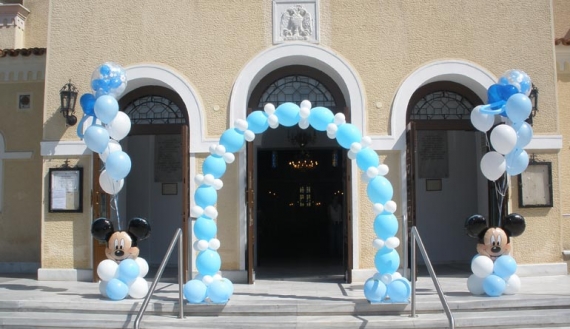 Διακόσμηση Βάπτισης με Μπαλόνια